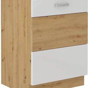 Nová Kolekce 60 SPODNÍ JEDNA DVÍŘKA - 60 D 1F BB - ARTISAN - BÍLÁ LESKLÁ